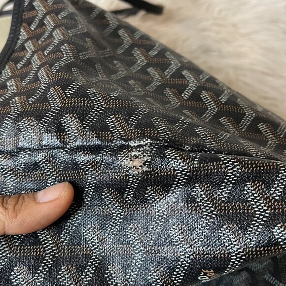 Goyard Saint Luis tote bag. Needs repair but is still functional. - Picture 6 of 16
